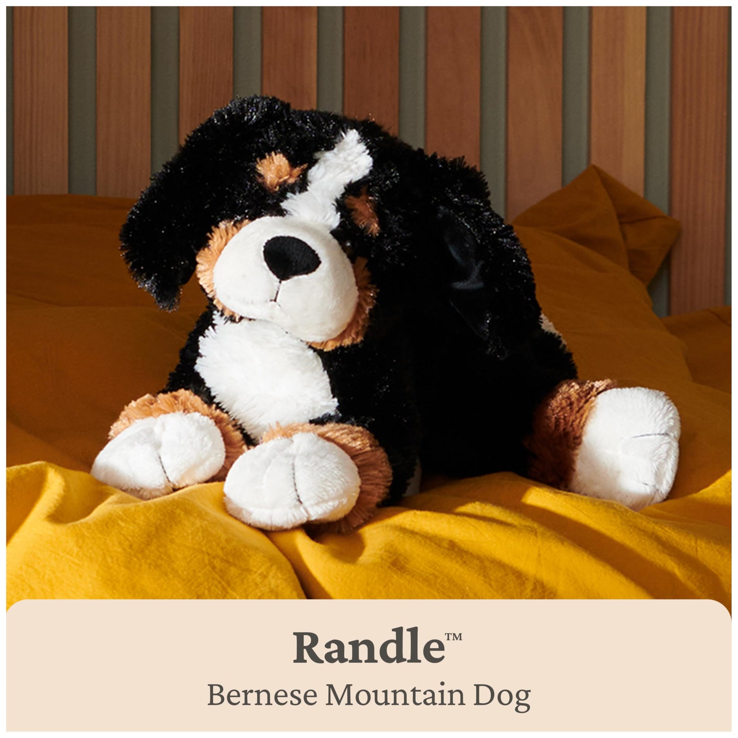 GUND Randle 13-inch Bernese Mountain Dog Plush - Soft, Surface-Washable Toy (Ages 1+)
