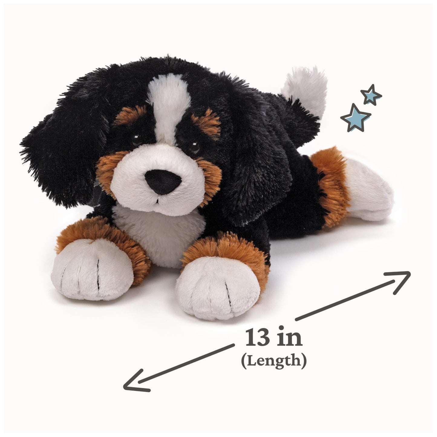 GUND Randle 13-inch Bernese Mountain Dog Plush - Soft, Surface-Washable Toy (Ages 1+)