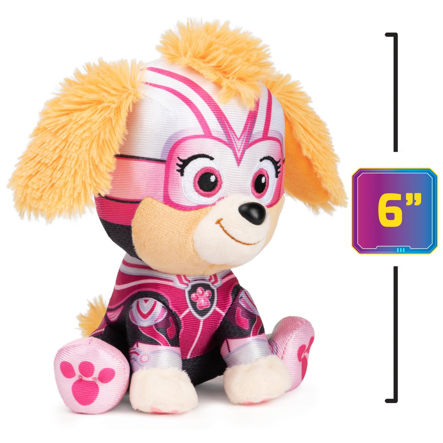 GUND PAW Patrol Skye Mighty Movie 6” Plush – Officially Licensed Toy for Ages 1+