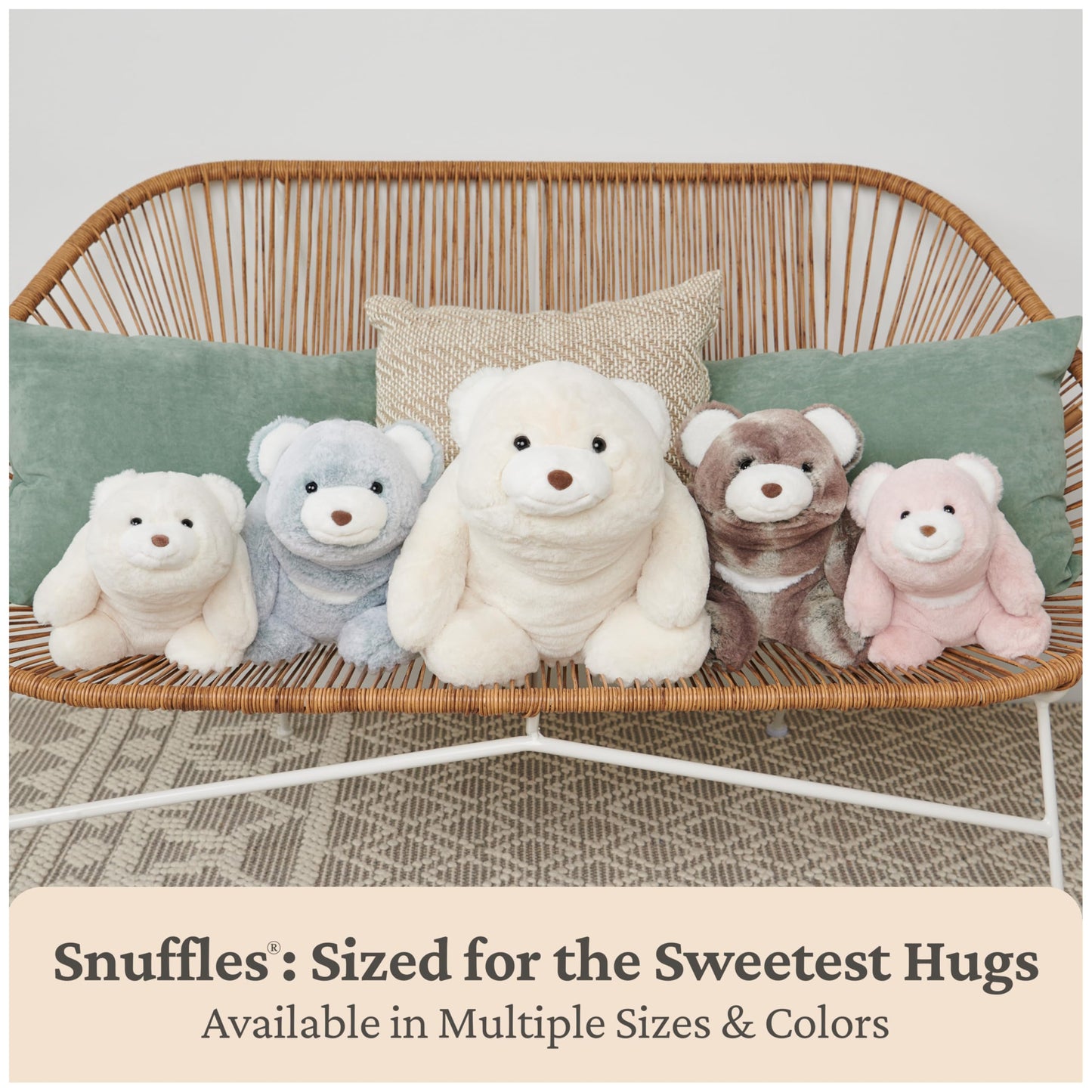 GUND Original Snuffles Teddy Bear - Premium 10” Plush for Ages 1+ (Gray)