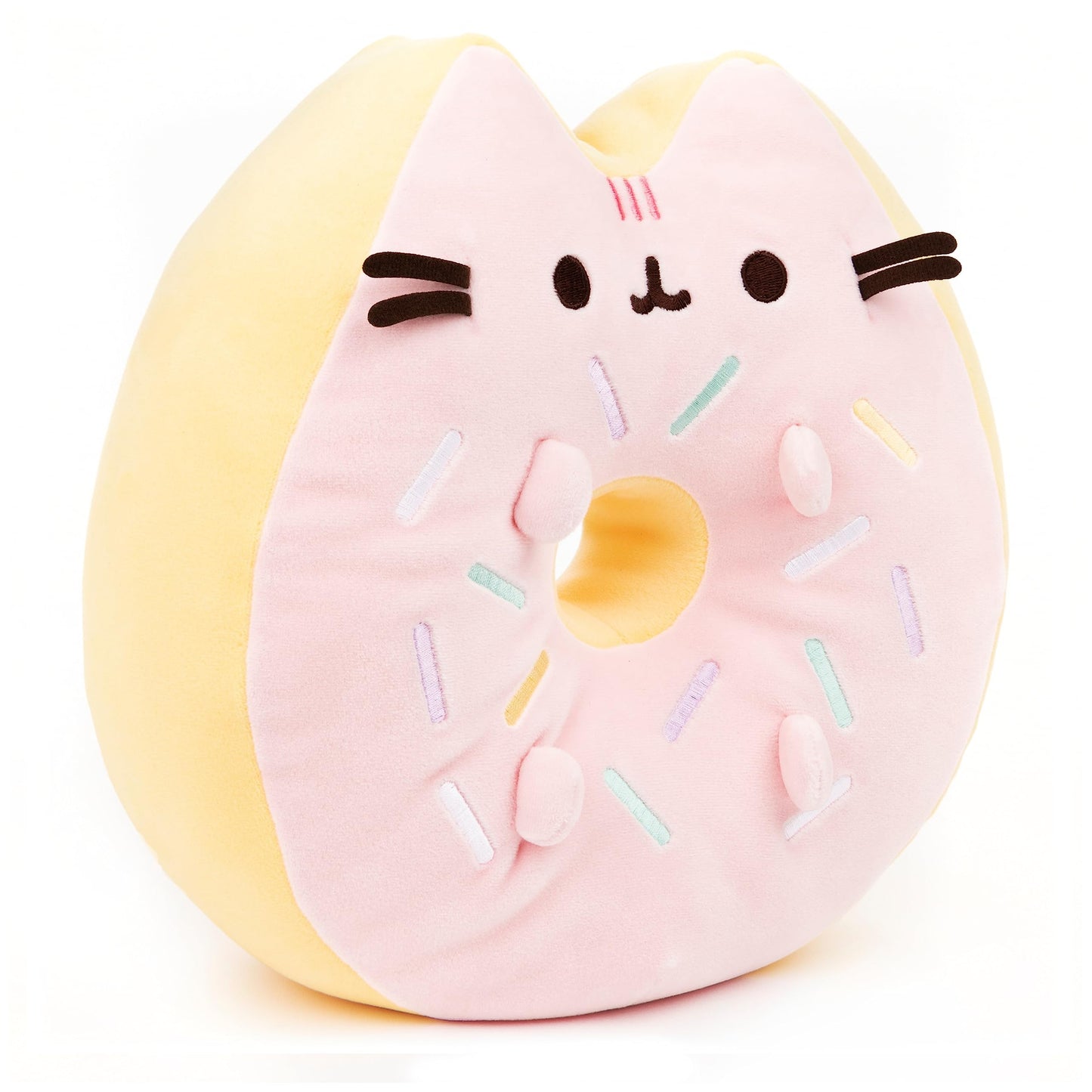 GUND Sprinkle Donut Pusheen Squishy Plush — 12-Inch Pink & Mint