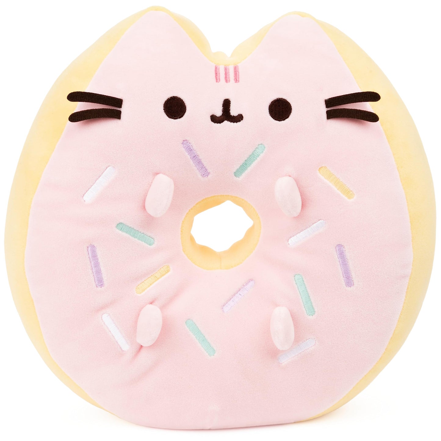 GUND Sprinkle Donut Pusheen Squishy Plush — 12-Inch Pink & Mint