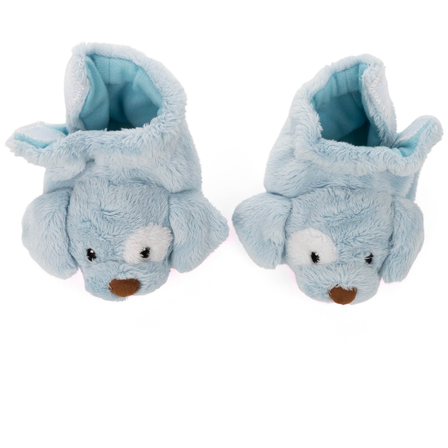 GUND Spunky Puppy Rattle Booties – Soft Blue Baby Shoes with Rattle