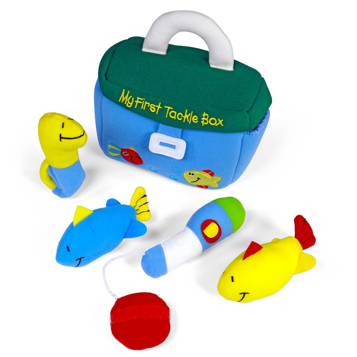 GUND My First Tackle Box 5-Piece Plush Playset – Sensory Baby Toys