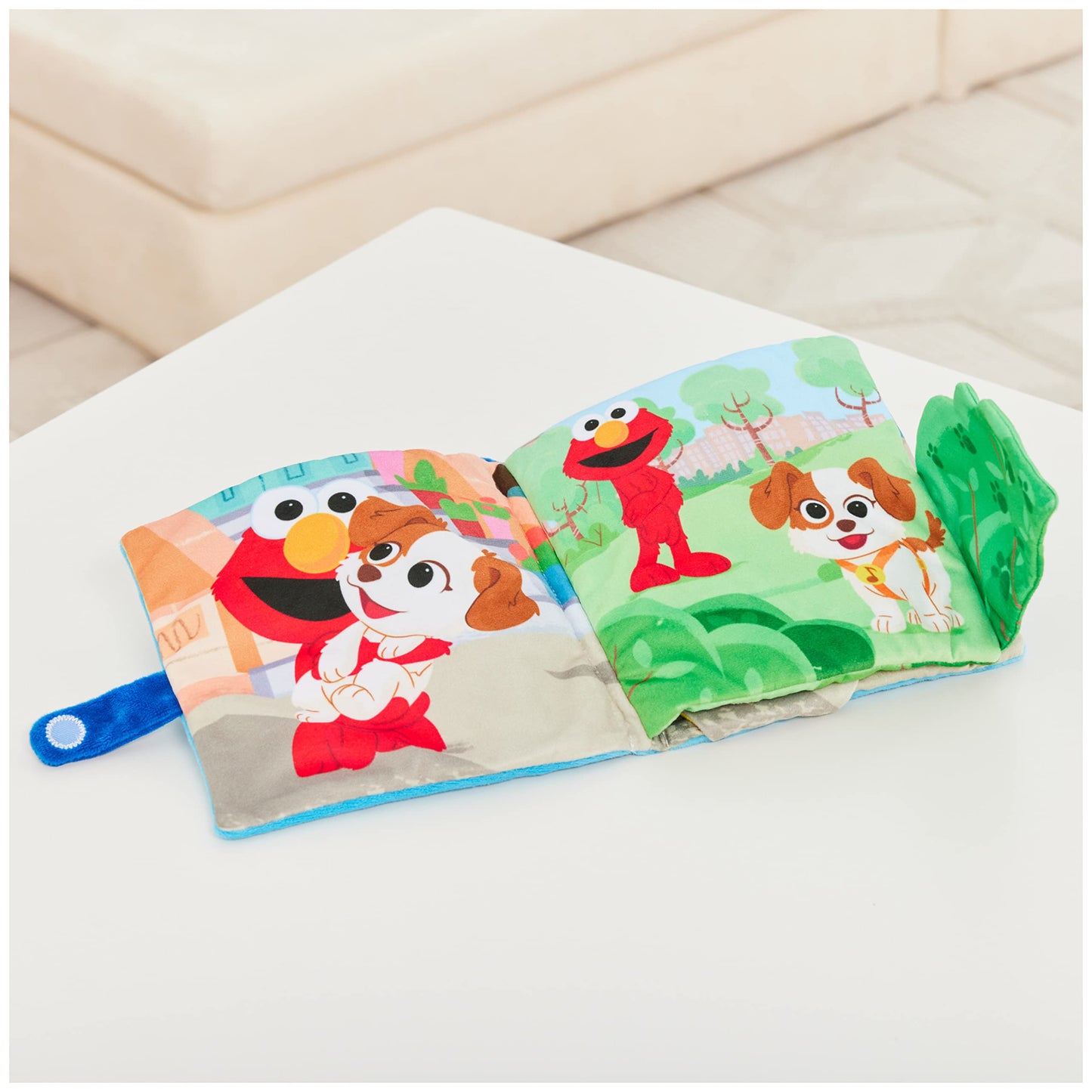 GUND Sesame Street Furry Friends Forever Soft Book – Plush Sensory Toy for Ages 1+