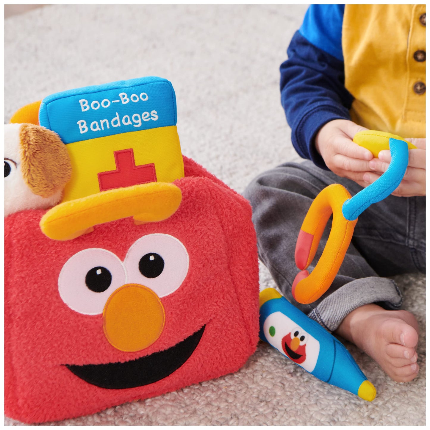 GUND Sesame Street Official Furry Friends Forever Elmo & Tango Checkup Playset – 8” Premium Plush for Ages 1+