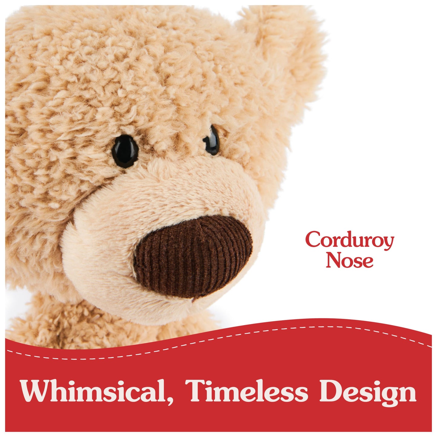 GUND Toothpick 15” Classic Teddy Bear – Soft Take-Along Plush for Kids & Collectors