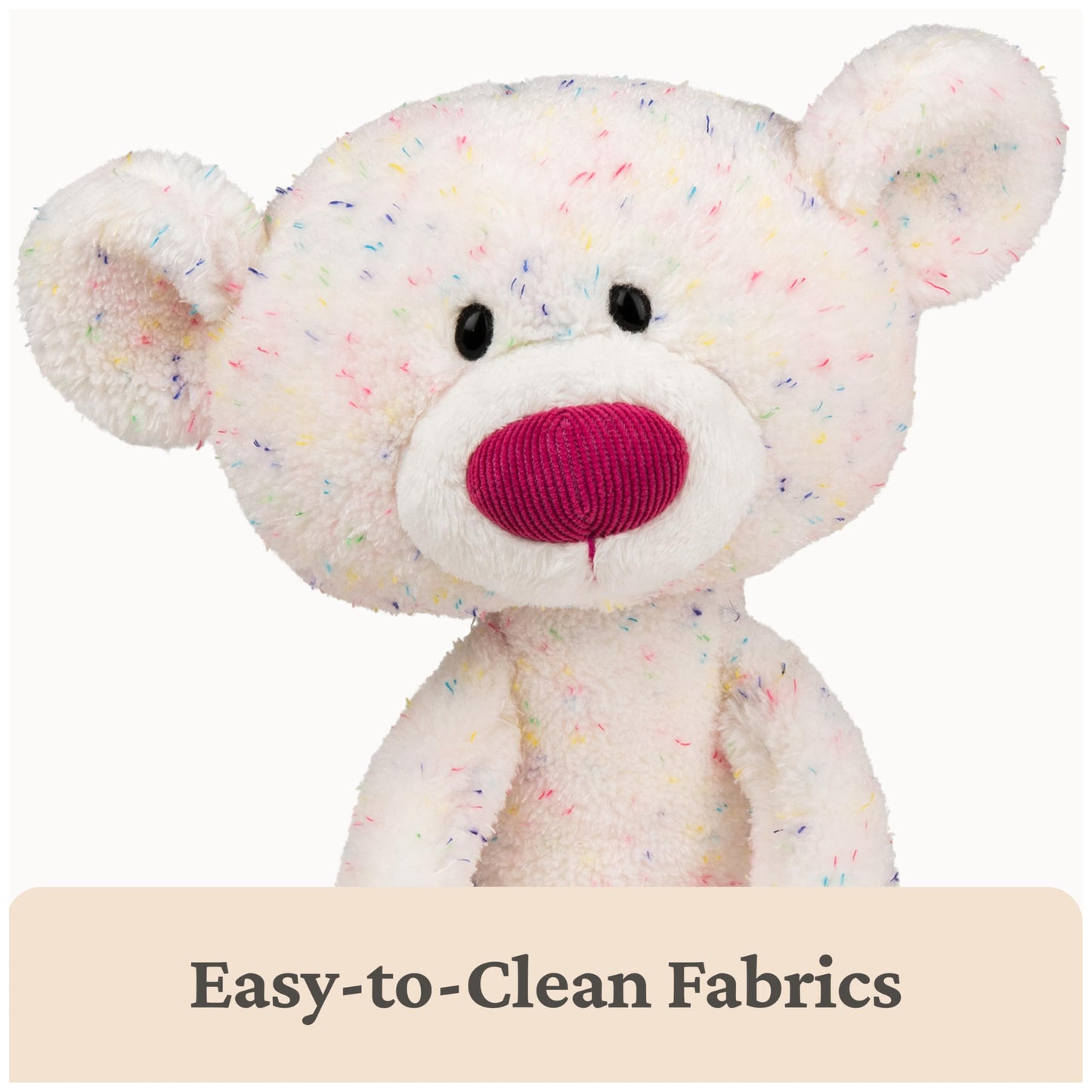 GUND Toothpick Confetti Teddy Bear 15in - Rainbow Plush for Ages 1+