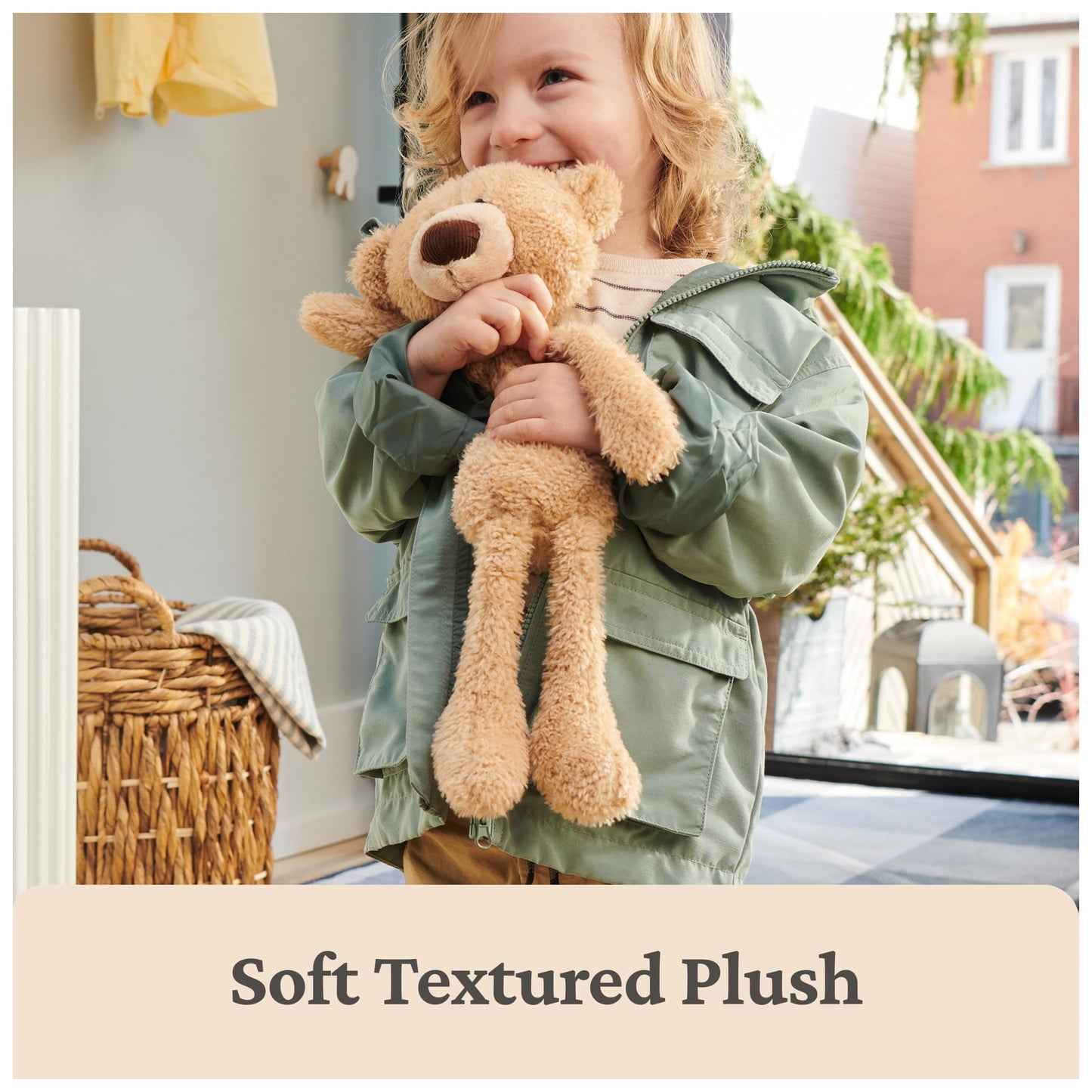 GUND Toothpick 15-Inch Classic Teddy Bear – Slender Plush Toy