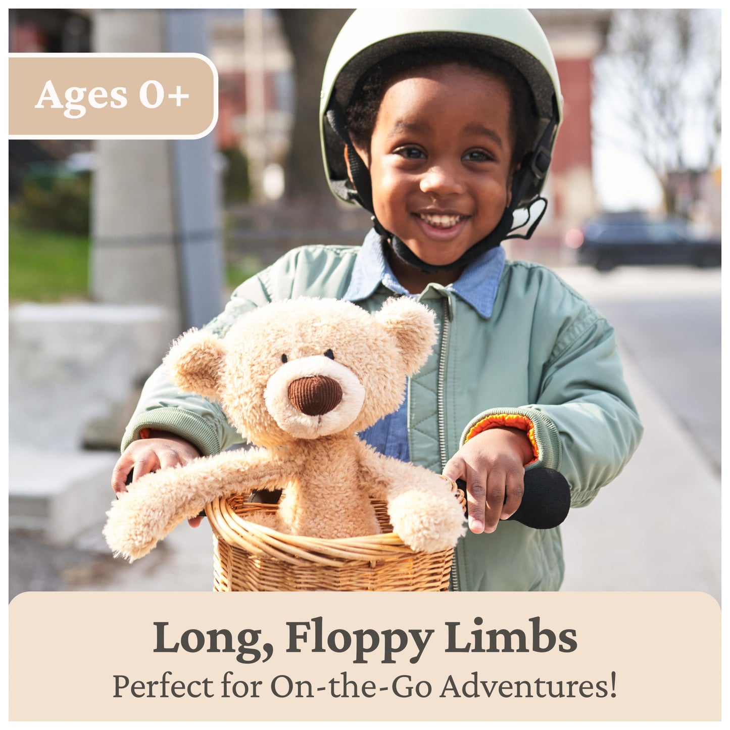 GUND Toothpick 15-Inch Classic Teddy Bear – Slender Plush Toy