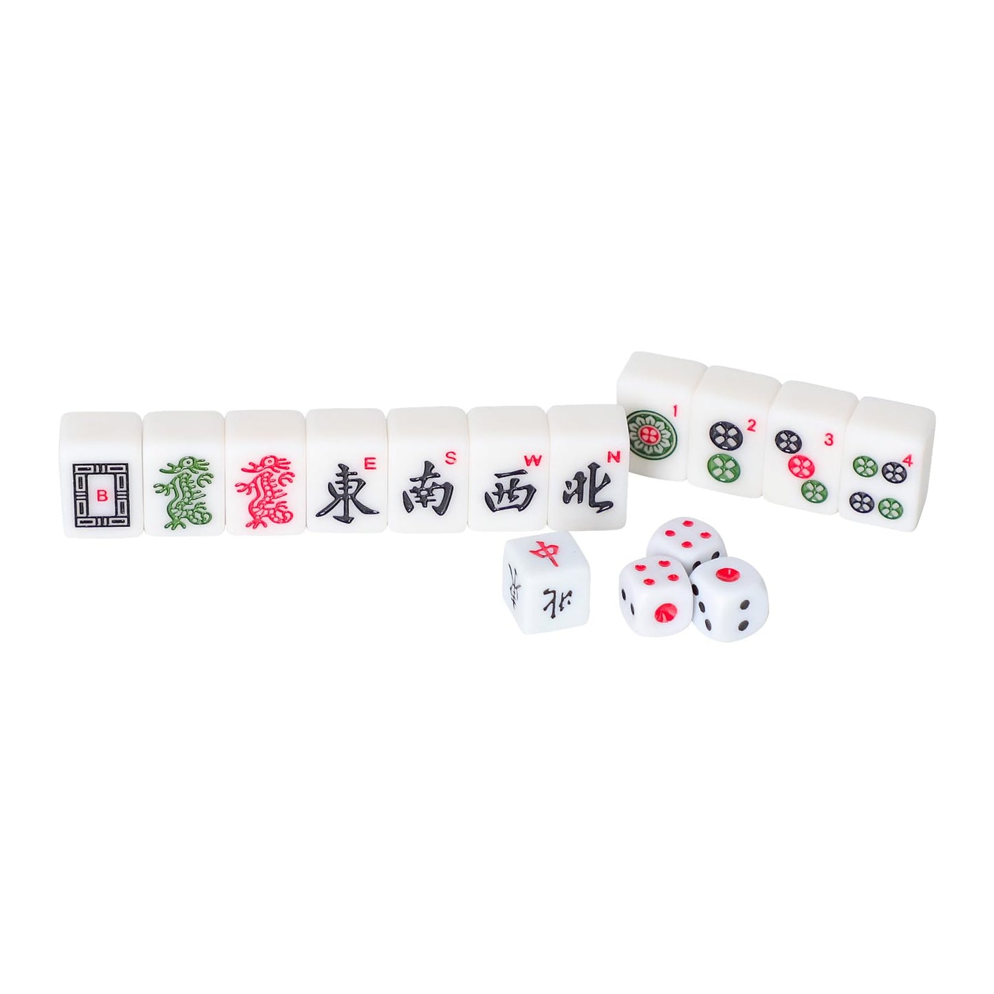 GUSTARIA Mini Mahjong Set – 166-Tile American Mahjong, Travel-Friendly with Blue Printed Bag