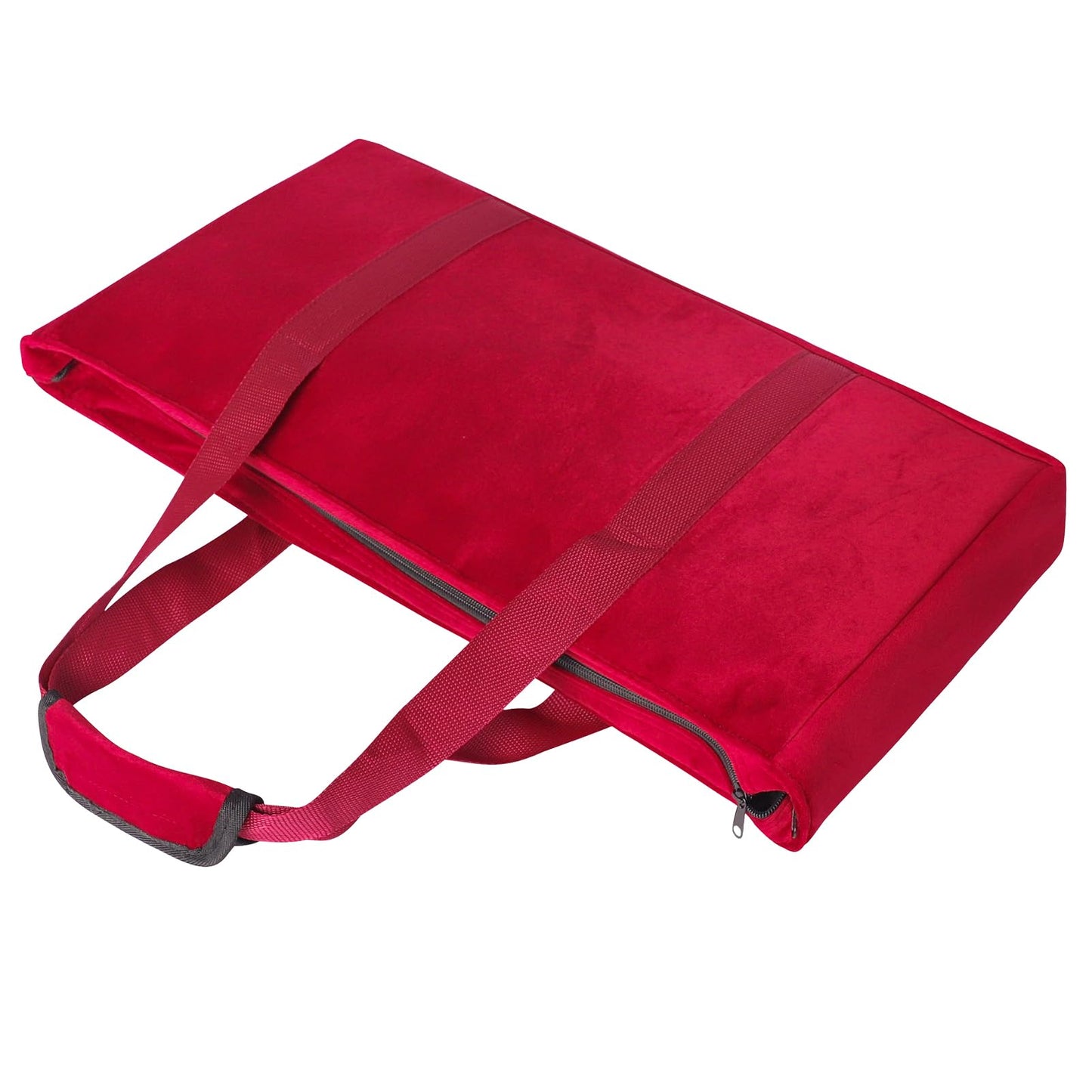 GUSTARIA Empty Mahjong Bag with Rack Wrapper & Tile Bag (Red, Case Only)