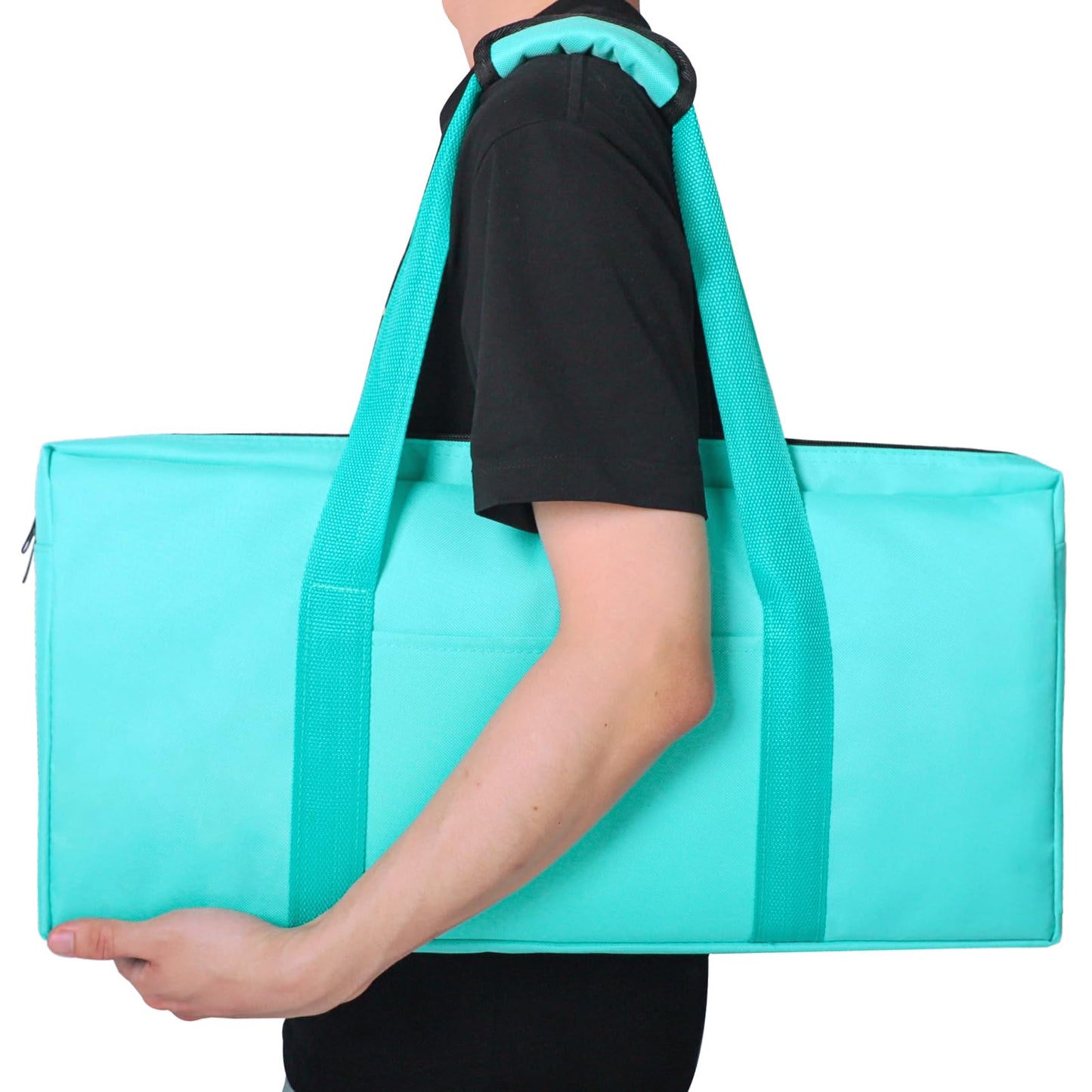 GUSTARIA Empty Mahjong Bag – Light Green Case with Two Wrappers (Case Only)