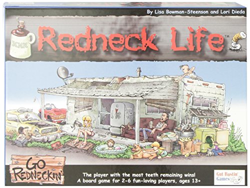 Gut Bustin' Games Redneck Life Board Game – Hilarious Americana for 2-6 Players