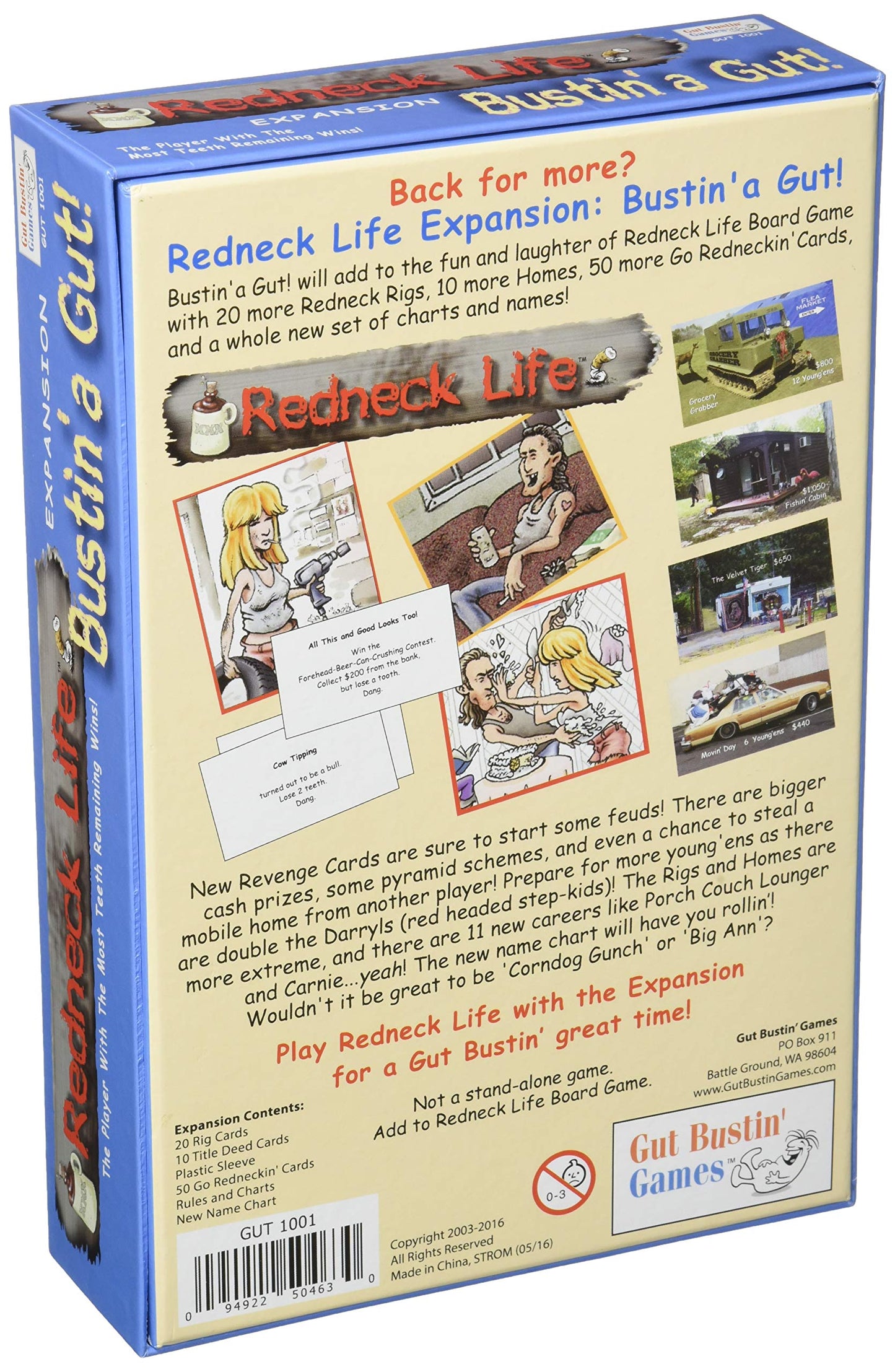 Gut Bustin' Games Redneck Life Expansion: Bustin' A Gut! Set