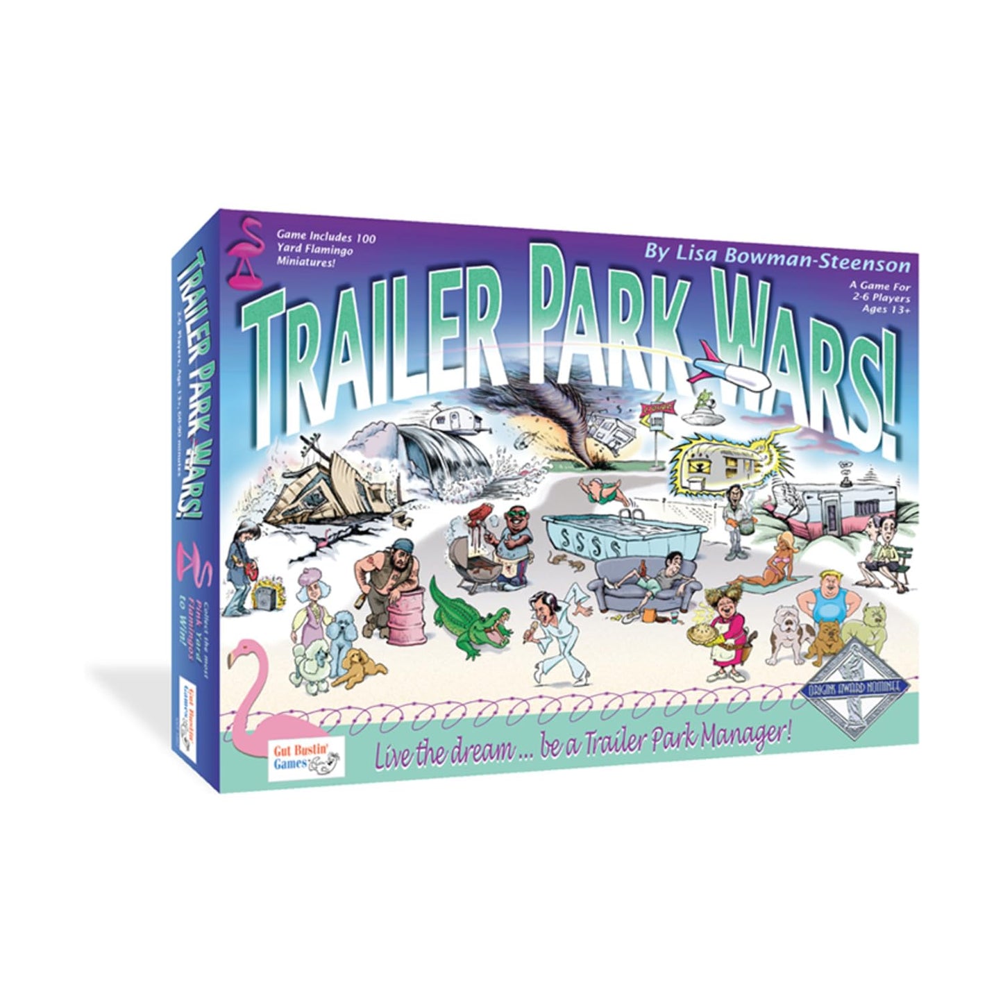Gut Bustin' Games Trailer Park Wars – Hilarious 2-6 Player Party Board Game for Ages 14+
