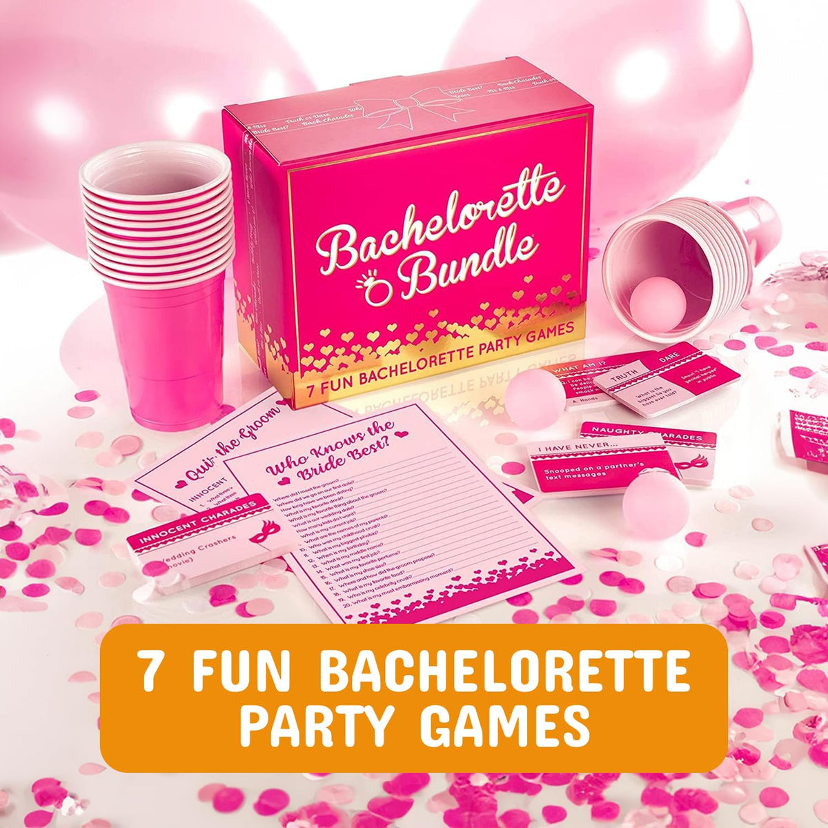 Gutter Games Bundle for Bachelorette Parties — Fun & Engaging Party Games for Bridesmaids & Friends
