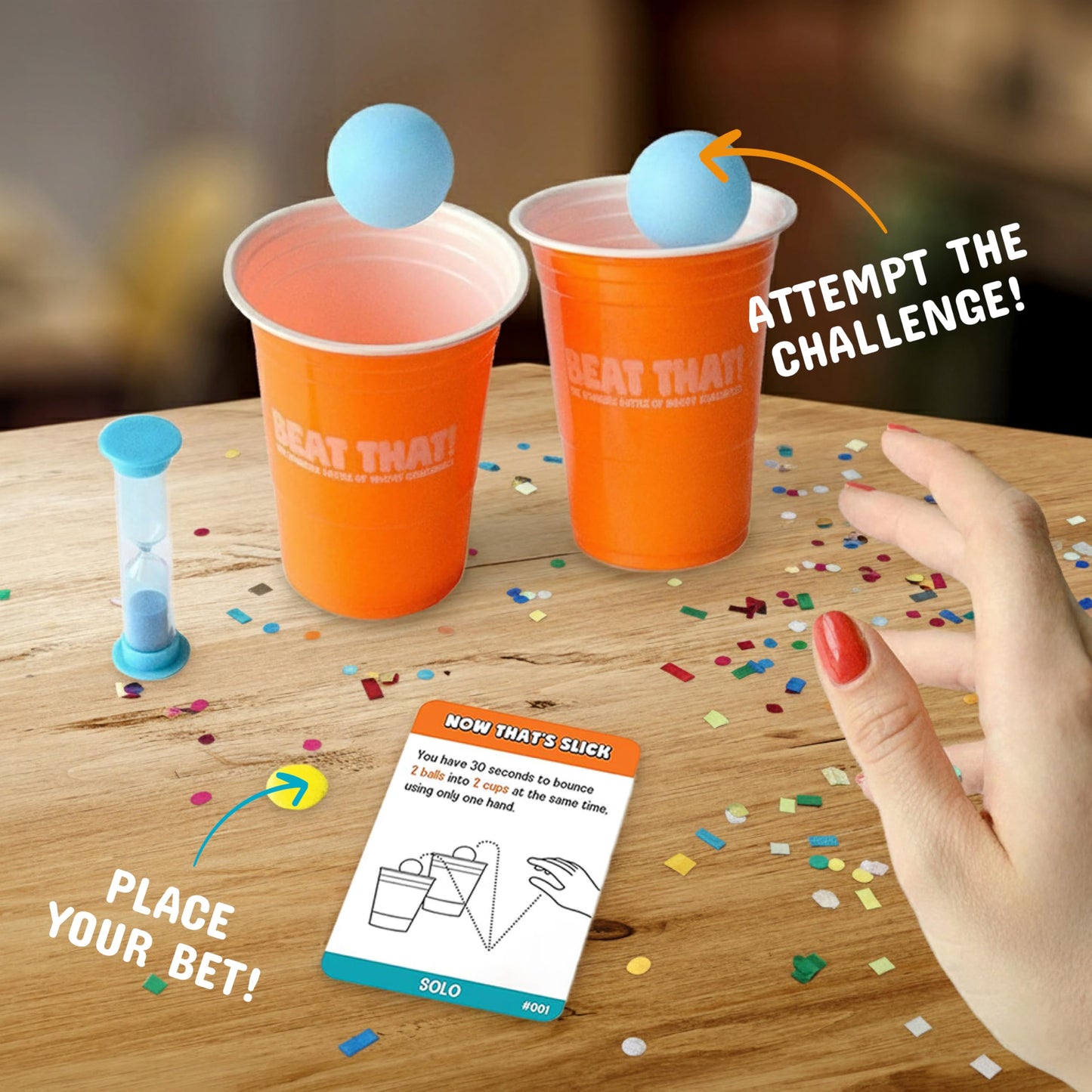Gutter Games Beat That Game and Household Objects Expansion Combo Pack – Family Party Game