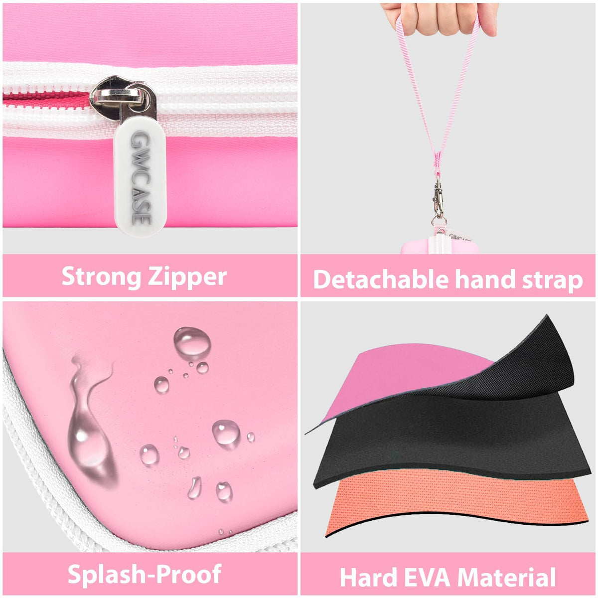 GWCASE Case for 3Doodler Start+ Essentials – Pink Travel Organizer & Filament Box (Box Only)