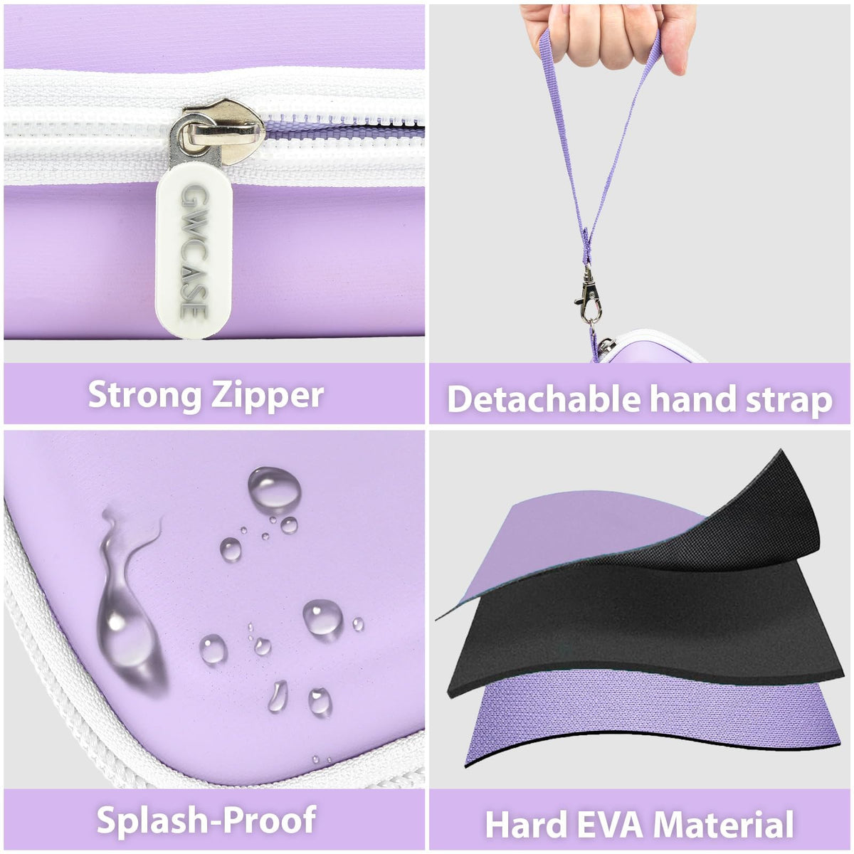 GWCASE Case for 3Doodler Start+ Essentials – Travel Organizer & Charger (Purple)