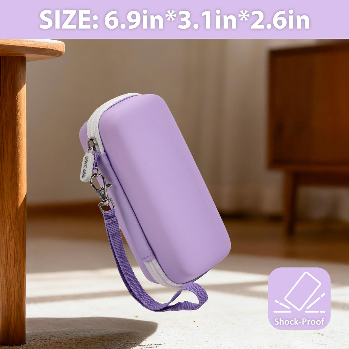 GWCASE Case for 3Doodler Start+ Essentials – Travel Organizer & Charger (Purple)