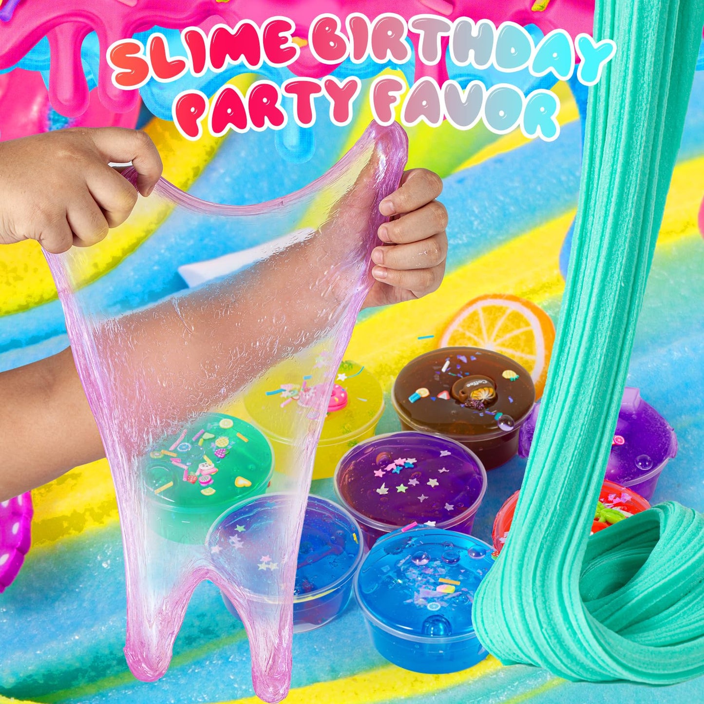 GXYSLM Jumbo Slime Kit – All-in-One Slime Making Set for Butter & Confetti Slime