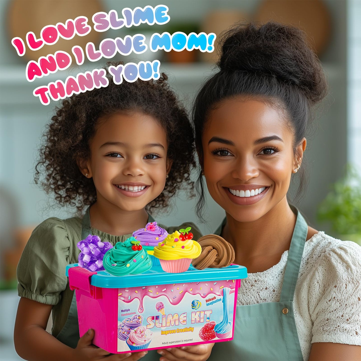GXYSLM Jumbo Slime Kit – All-in-One Slime Making Set for Butter & Confetti Slime