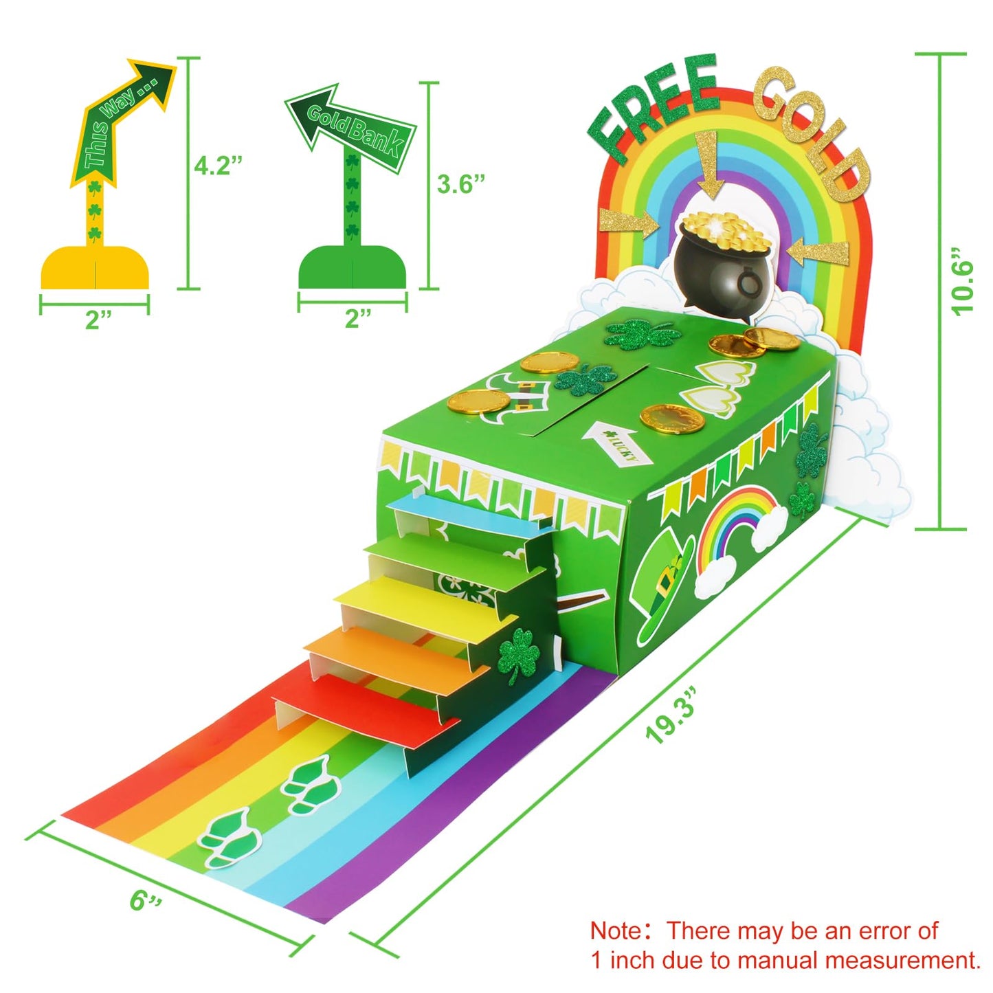 GYGOT St. Patrick's Day Leprechaun Trap Kit for Kids | DIY Craft & Classroom Activity