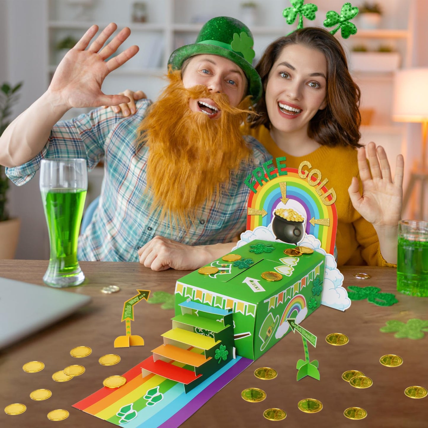 GYGOT St. Patrick's Day Leprechaun Trap Kit for Kids | DIY Craft & Classroom Activity