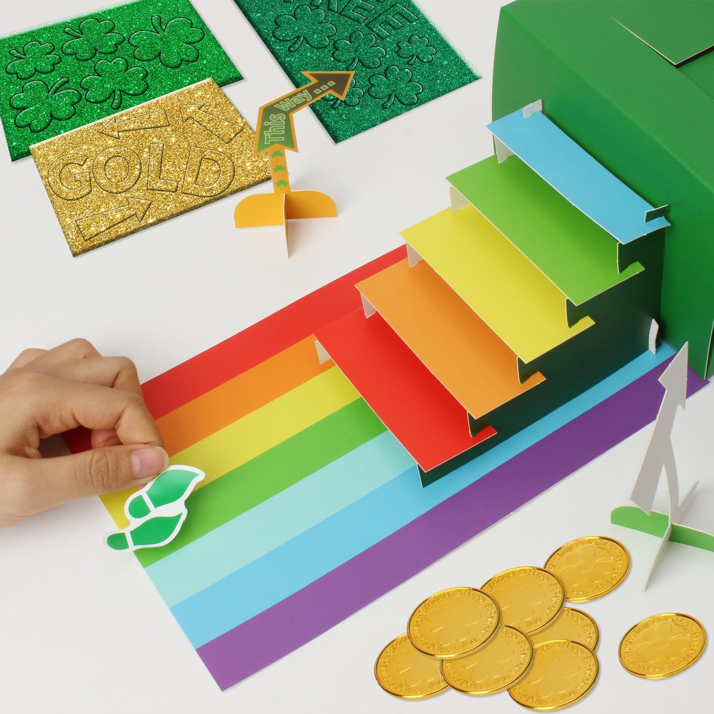 GYGOT St. Patrick's Day Leprechaun Trap Kit for Kids | DIY Craft & Classroom Activity