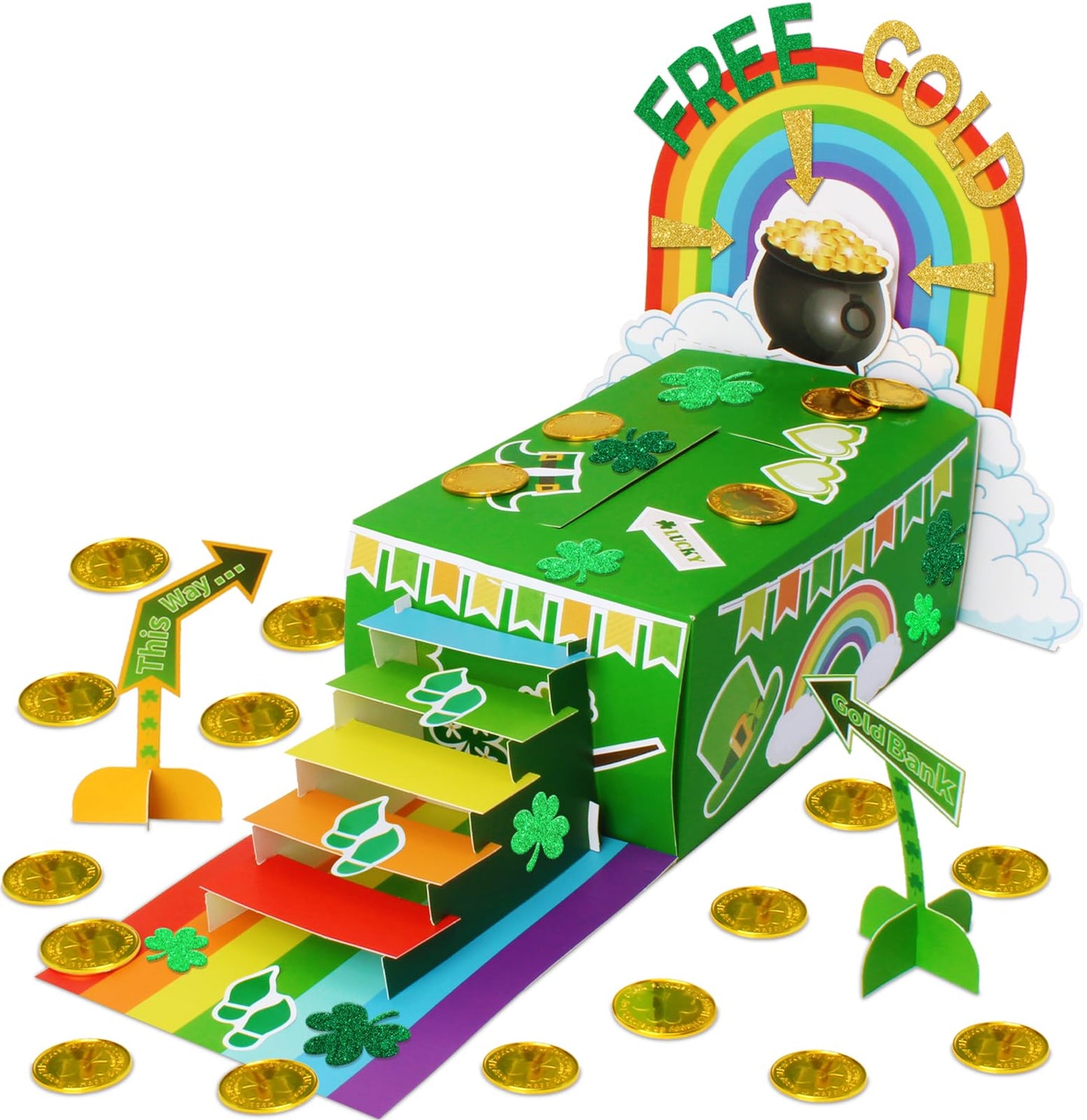 GYGOT St. Patrick's Day Leprechaun Trap Kit for Kids | DIY Craft & Classroom Activity