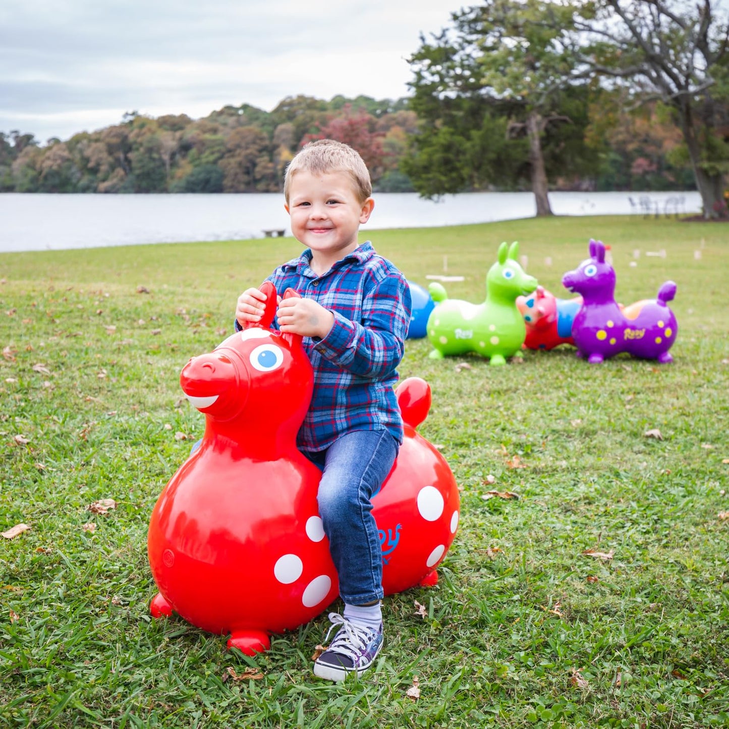 Gymnic Rody Max Bounce Horse (Red) – Large Balance Toy by GYMNIC