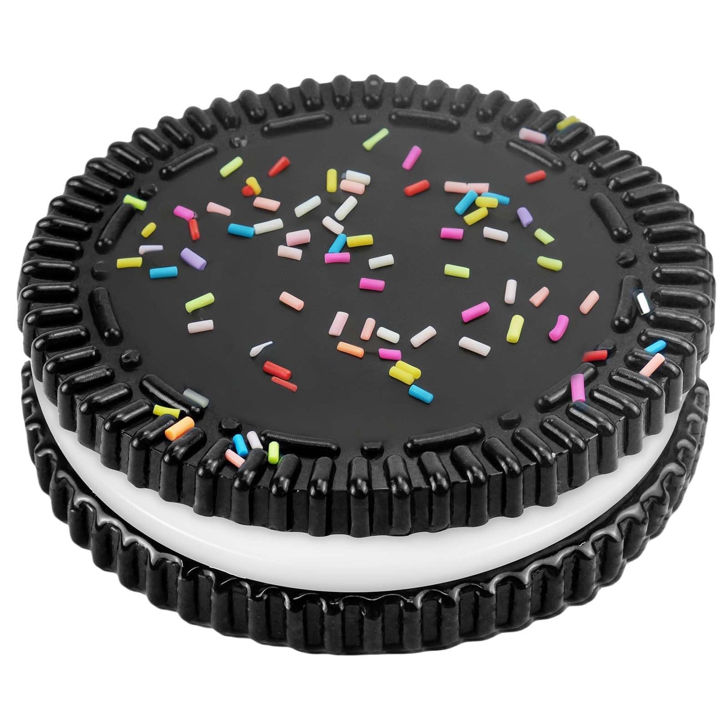 Gytera Cookie Squishies – Fidget Toys for Adults, 2-Pack (Large Black)