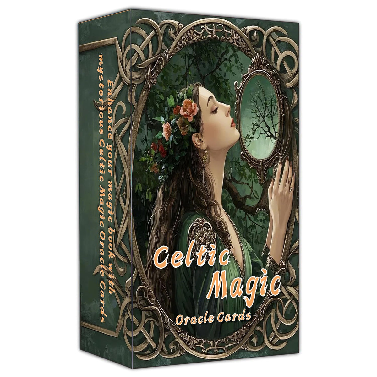 Celtic Magic Oracle Cards Set | 50-Card Tarot & Oracle Deck by GZSYXHJYXGS