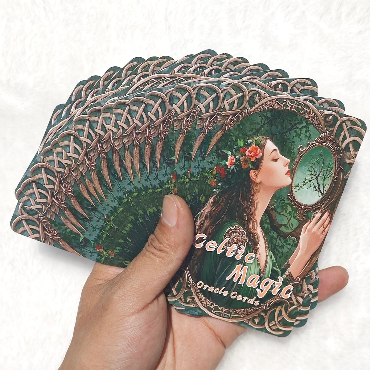 Celtic Magic Oracle Cards Set | 50-Card Tarot & Oracle Deck by GZSYXHJYXGS