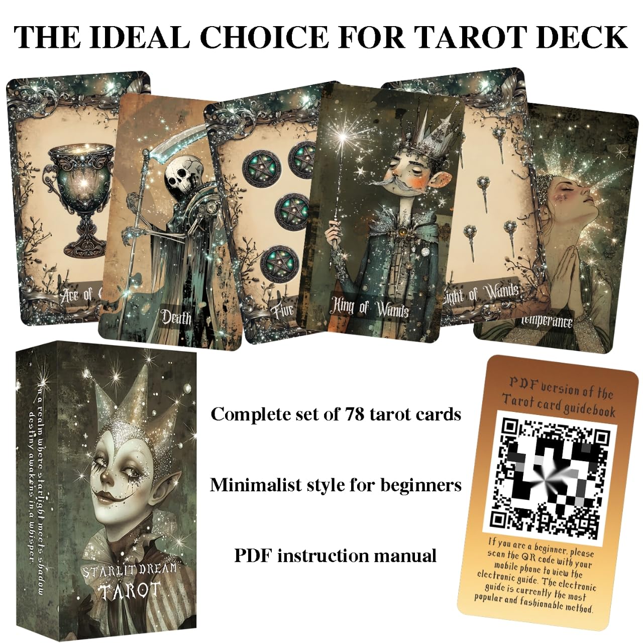 Starlight Dream Tarot by GZSYXHJYXGS — 78-Card Beginner Deck