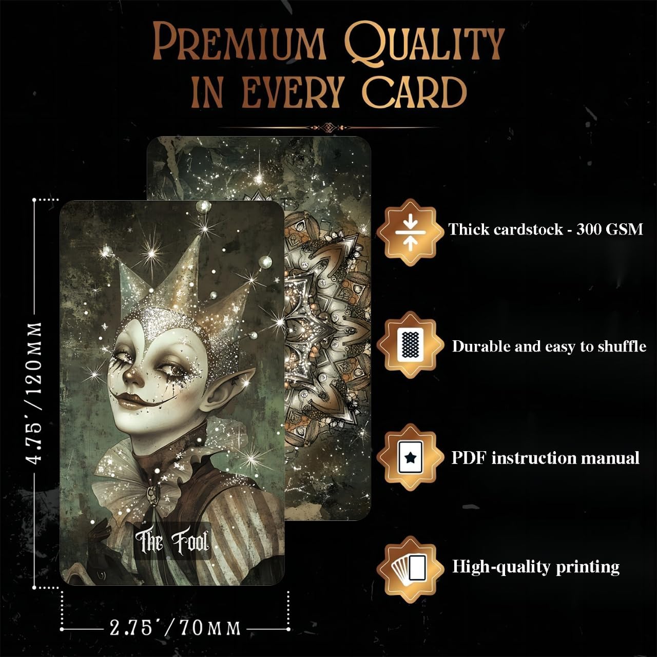 Starlight Dream Tarot by GZSYXHJYXGS — 78-Card Beginner Deck