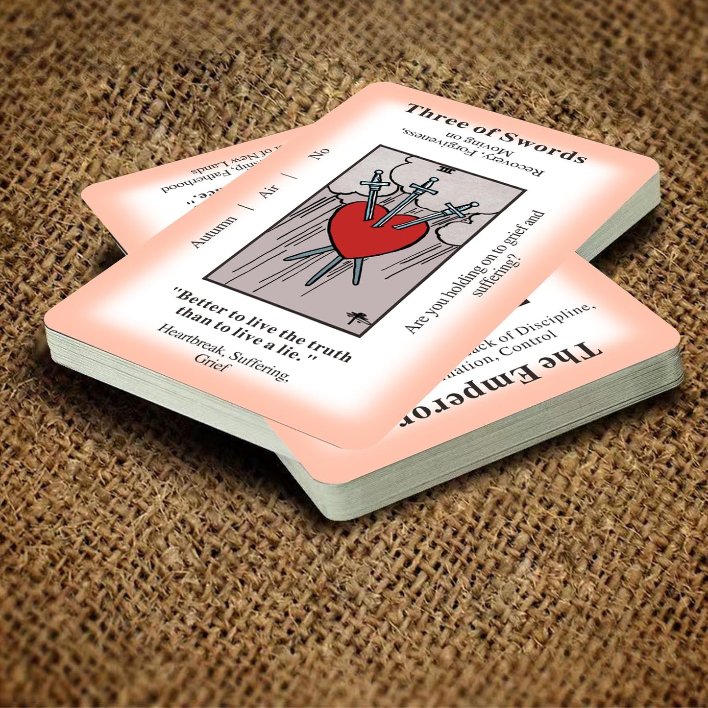 GZSYXHJYXGS Classic Tarot Cards for Beginners — 78-Card Deck with Meanings (White)