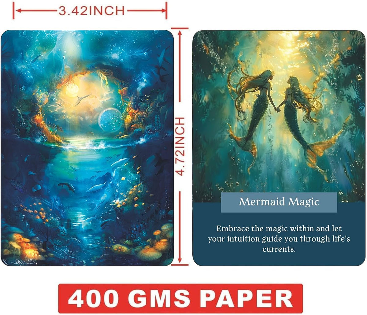 GZSYXHJYXGS Ocean of Wisdom Oracle Card Deck — Under the Sea & Mystical Creatures