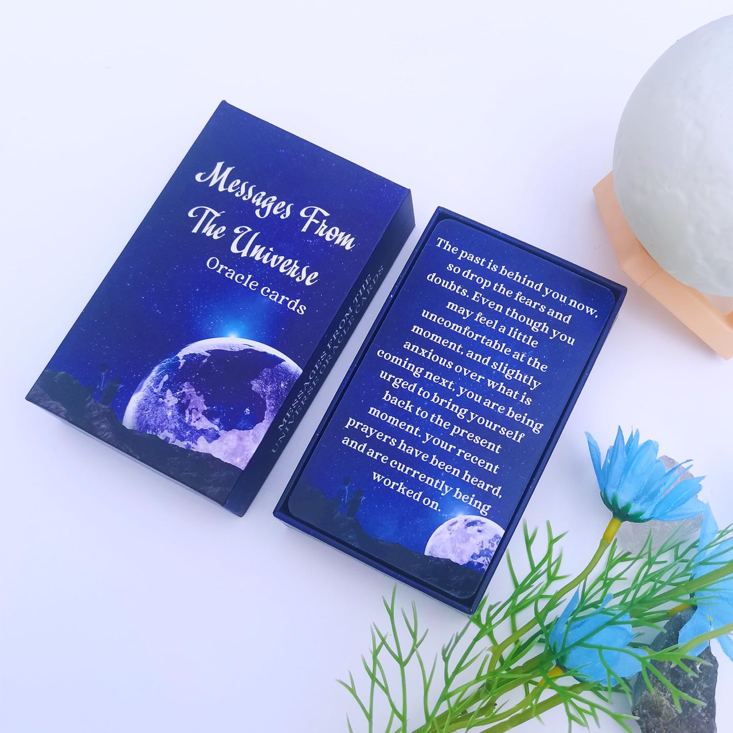 GZXINKE Messages from The Universe Oracle Cards – 54 Card Deck for Love, Finance, Career