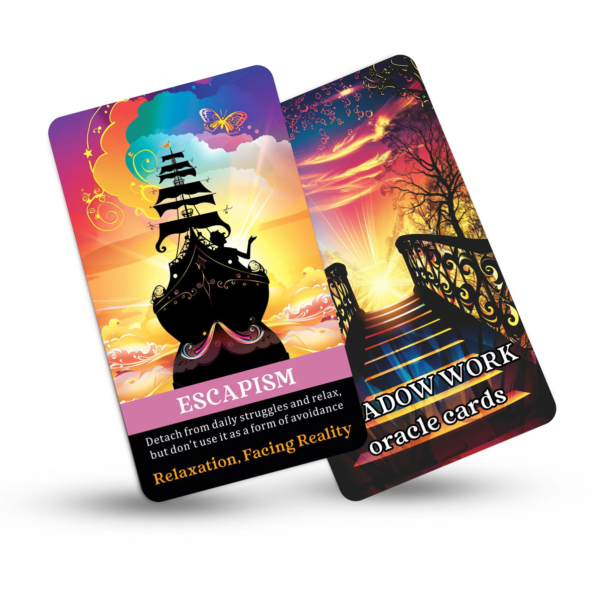 GZXINKE Shadow Work Oracle Cards – Inner Healing & Self-Reflection Deck