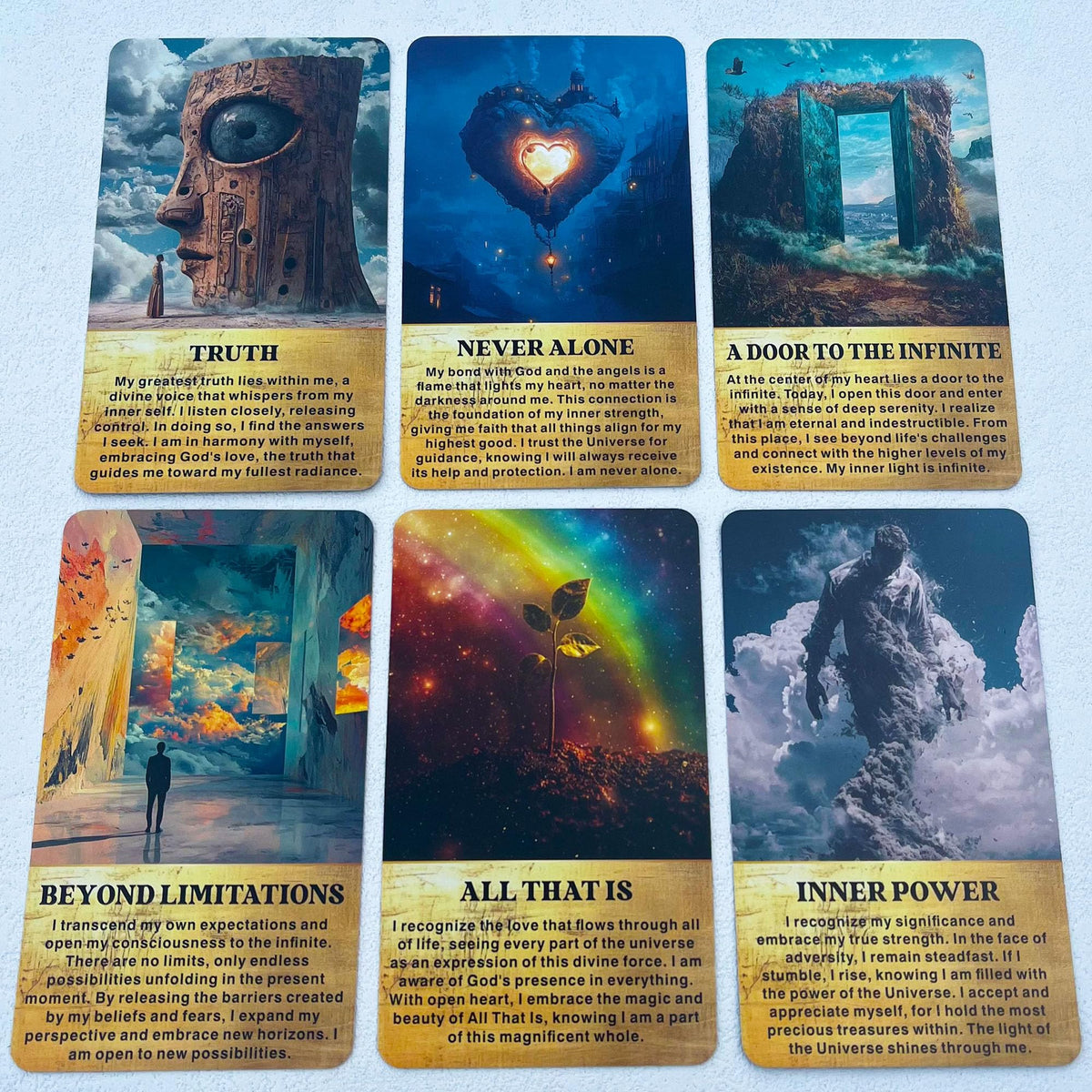 GZXINKE Life Messages Oracle Deck – 54 Spiritual Wisdom Cards for Beginners