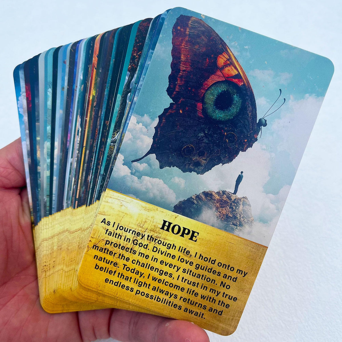 GZXINKE Life Messages Oracle Deck – 54 Spiritual Wisdom Cards for Beginners
