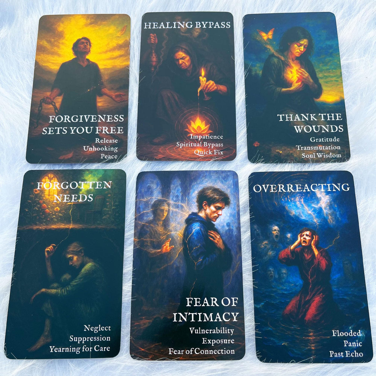 GZXINKE Shadow Work Oracle Deck | 54 Healing Cards for Inner Child, Trauma Release & Spiritual Growth