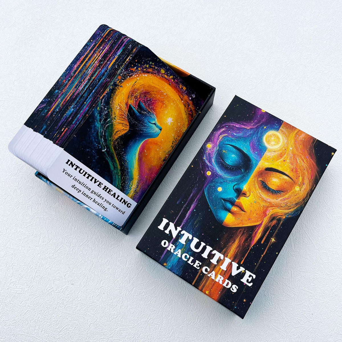 GZXINKE Intuitive Oracle Cards – 56-Card Deck for Beginners, Inner Wisdom & Guidance