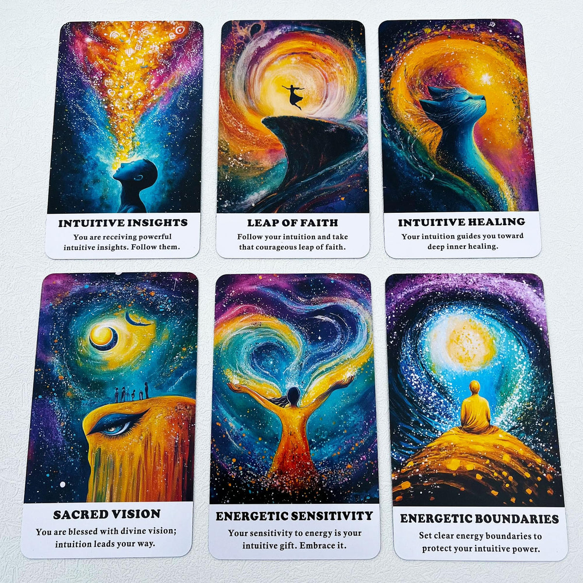 GZXINKE Intuitive Oracle Cards – 56-Card Deck for Beginners, Inner Wisdom & Guidance