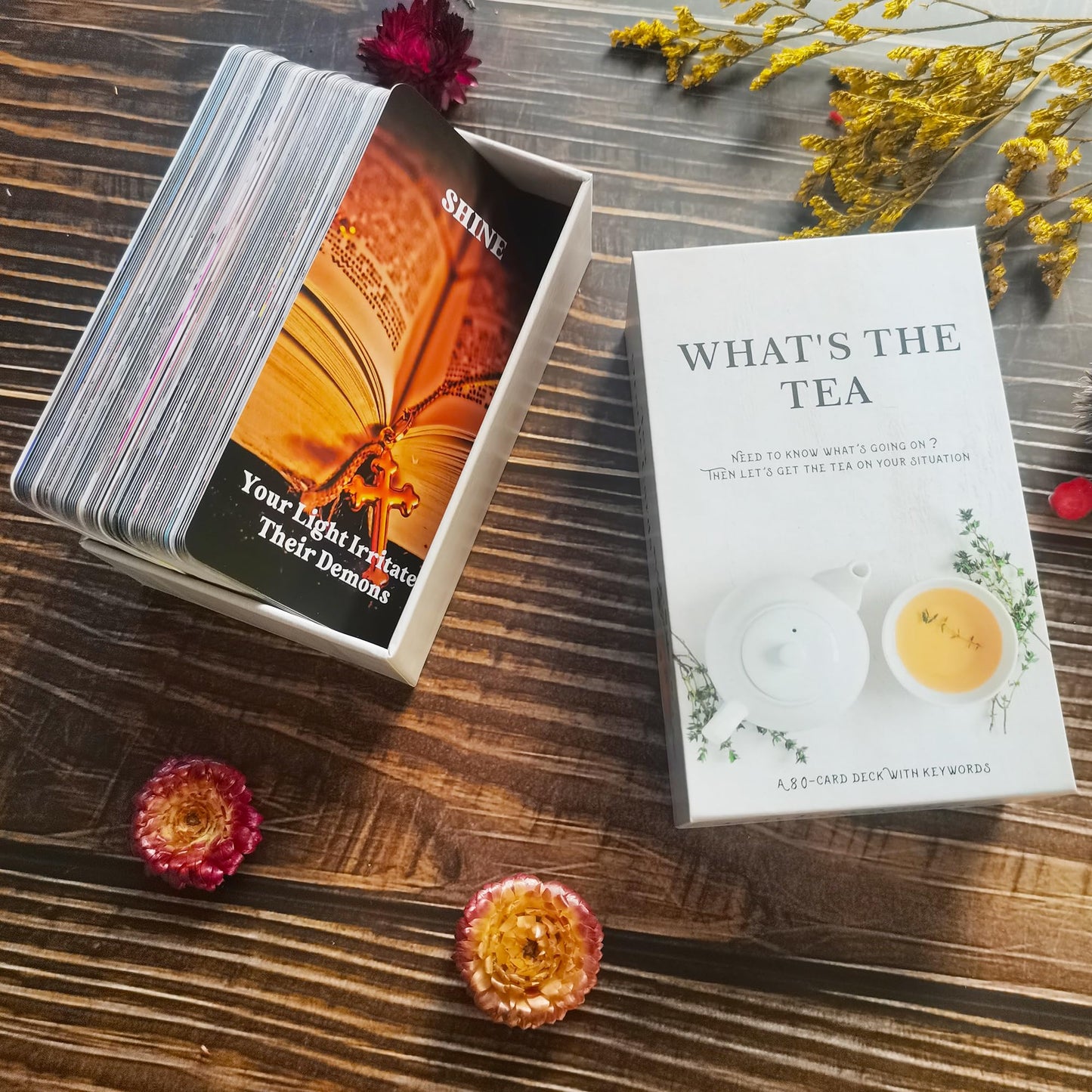 GZXINKE What's The Tea? Relationships & Life Oracle Cards — Beginner Friendly Deck