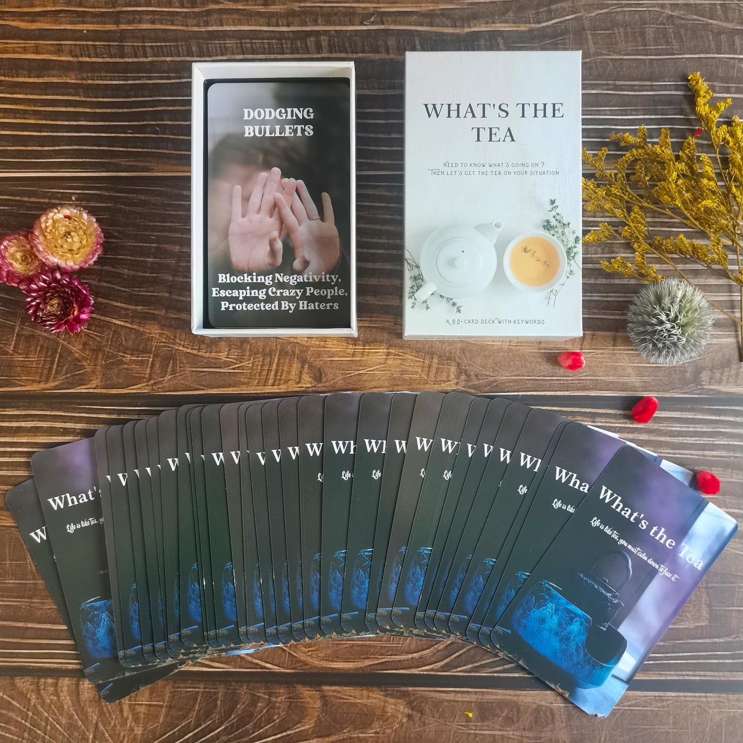 GZXINKE What's The Tea? Relationships & Life Oracle Cards — Beginner Friendly Deck