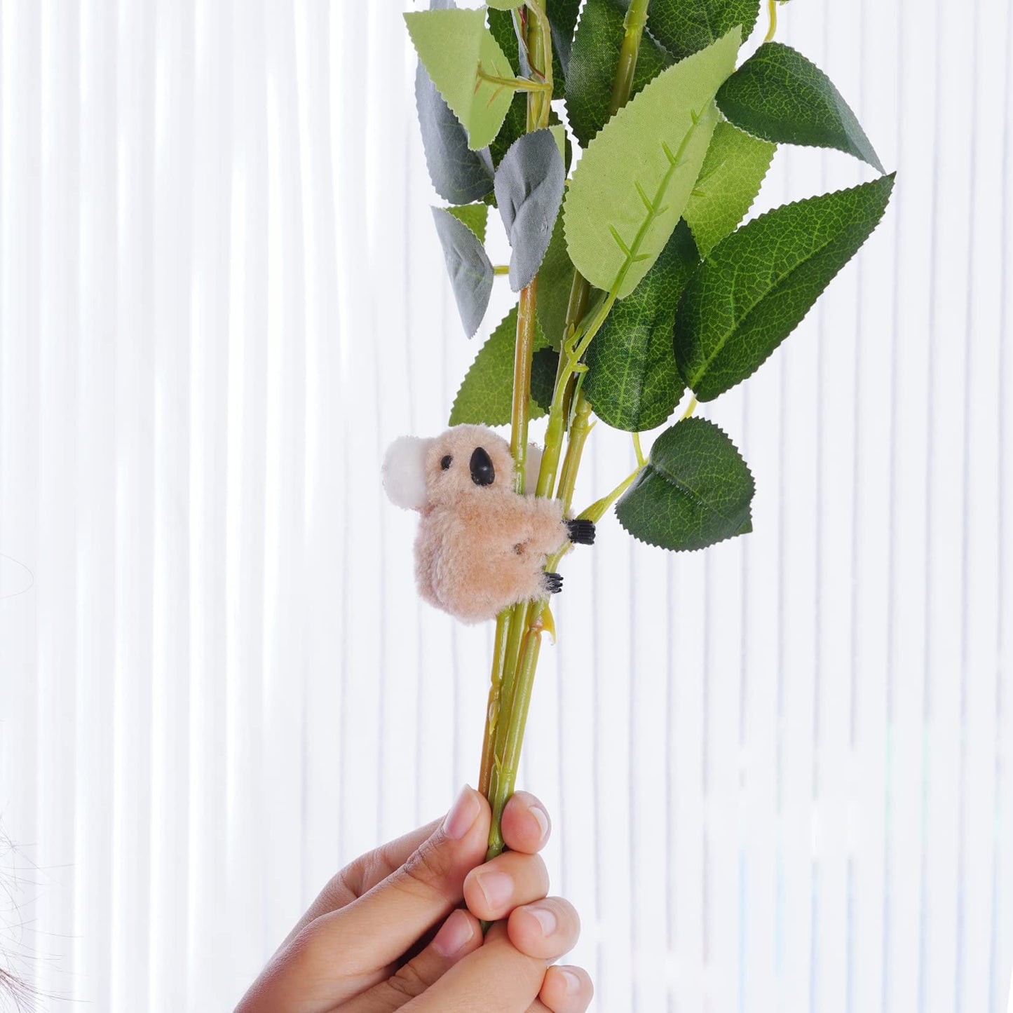 Haakong 24pcs Koala Clip Pencil Toppers – Clip-On Cute Animal Friends for Pencils, Pens & Wires
