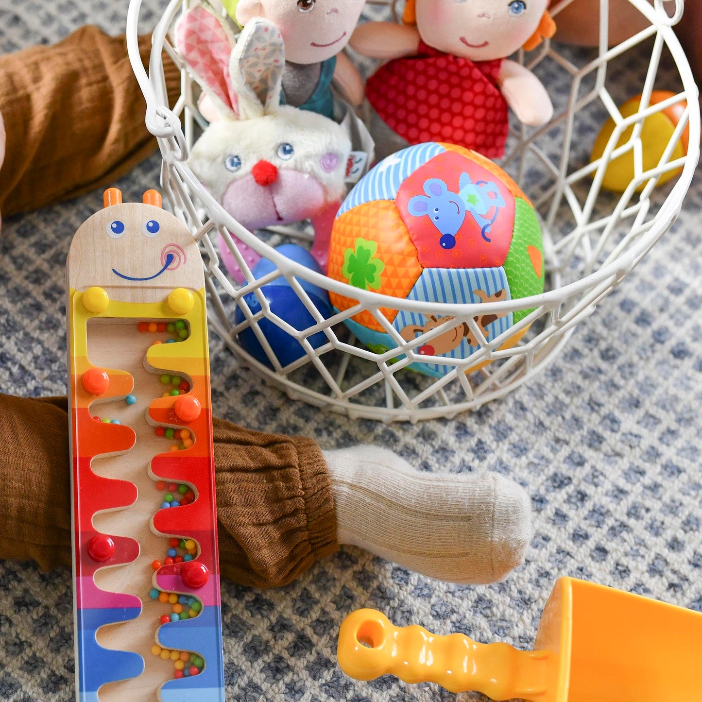 HABA Baby Balls – Soft Sensory Tummy Time Toys for 6 Months+